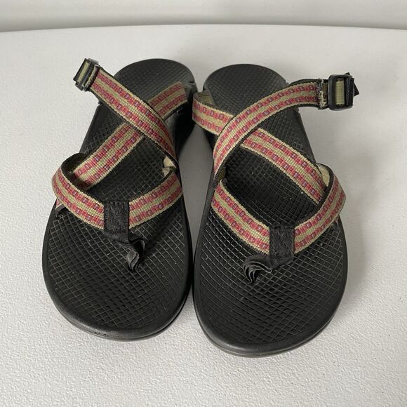 Chaco Sandals Strappy Backless Hiking Water Shoes Outdoor Pink Black Women's 8 - Picture 5 of 11